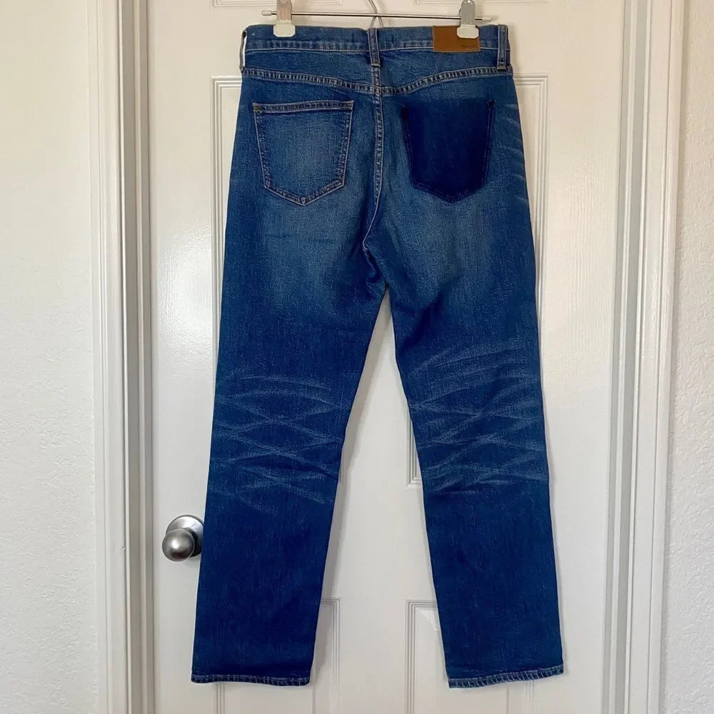Madewell Women’s Cruiser Straight Crop Wide Leg Jeans 27 - Picture 7 of 11